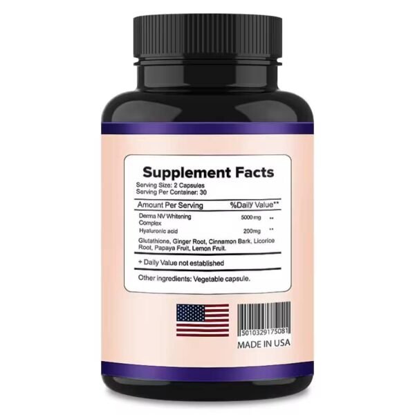 GLUTATHION MAX 60 Capsules  SKIN WHITENING – Image 2